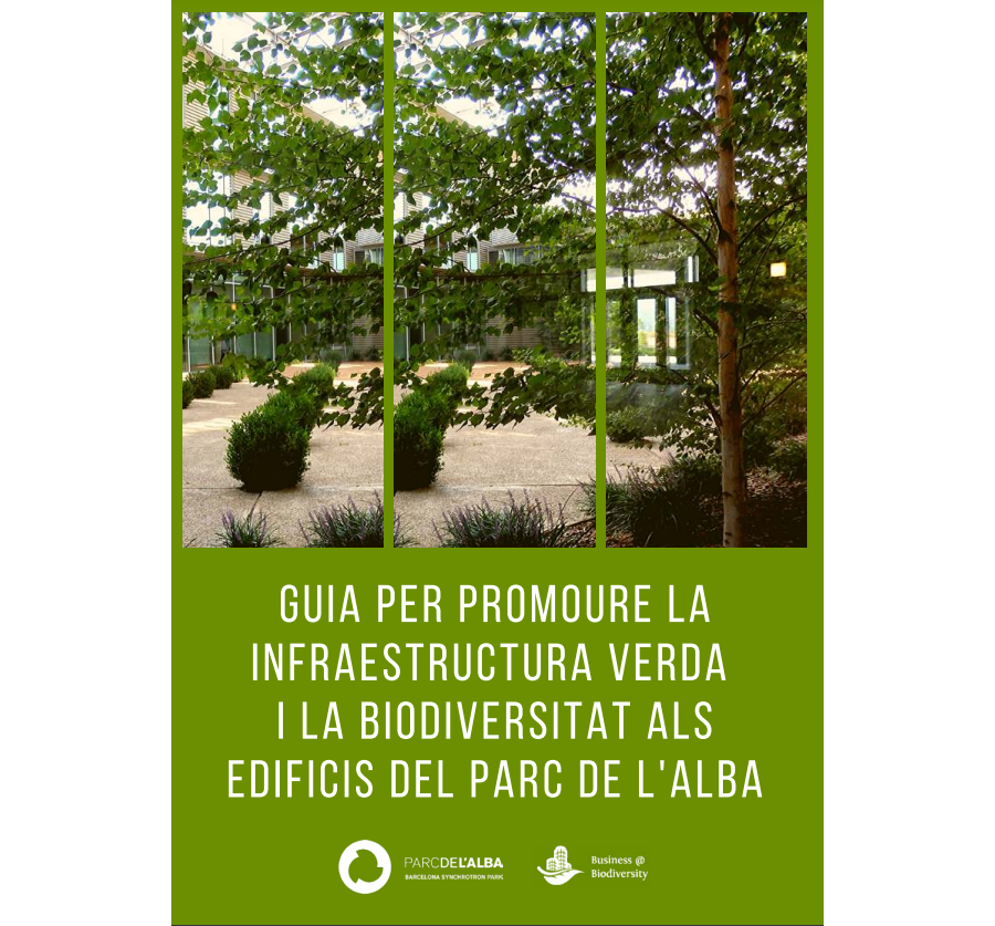 Guia per promoure la infraestructura verda i la biodiversitat als edificis del Parc de l'Alba